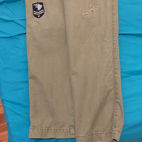 Slim fit vintage cargo style pants - Picture 3 of 4